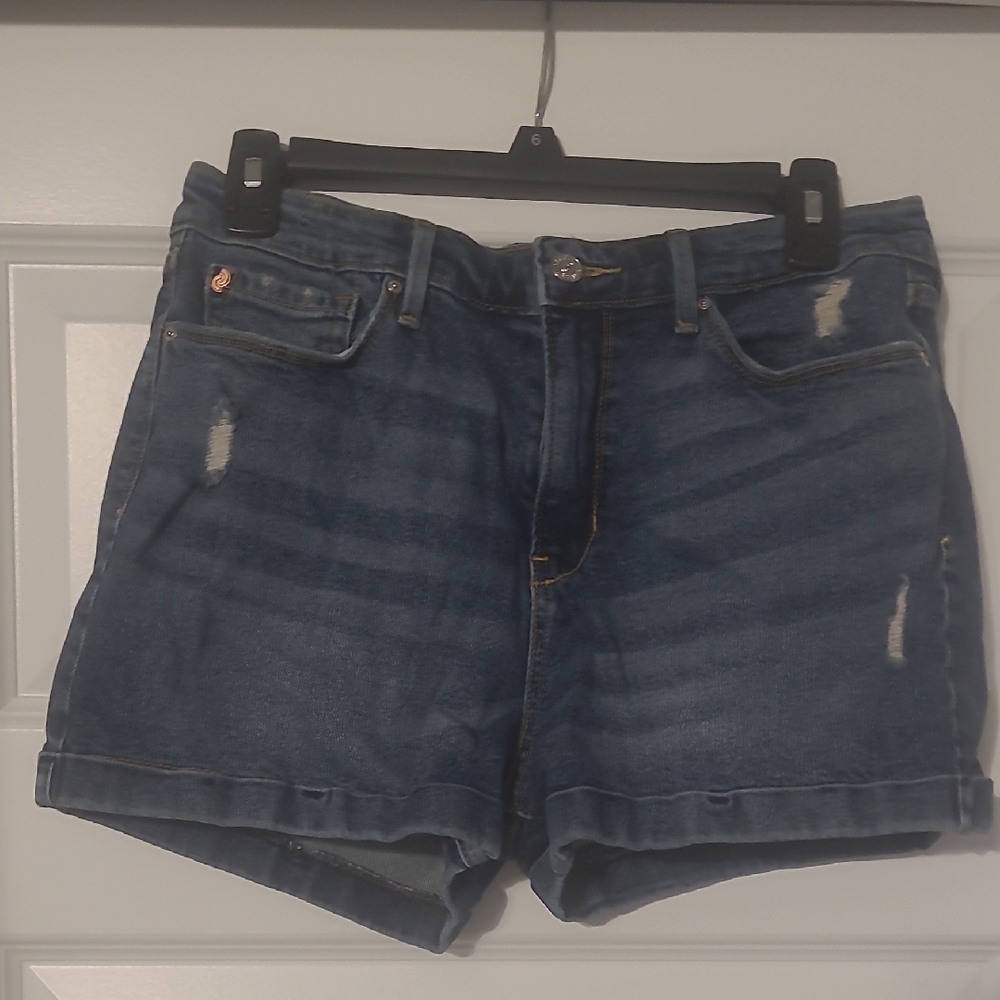 Levi's Dark Blue Jean Shorts